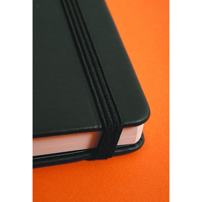 Rhodia Webnotebook Webbies - Lined 96 sheets - 5 1/2 x 8 1/4 - Black cover | Atlas Stationers.