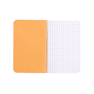 Rhodia Slim Staplebound Notebook - Graph 24 sheets - 3 x 4 3/4 - Orange cover | Atlas Stationers.
