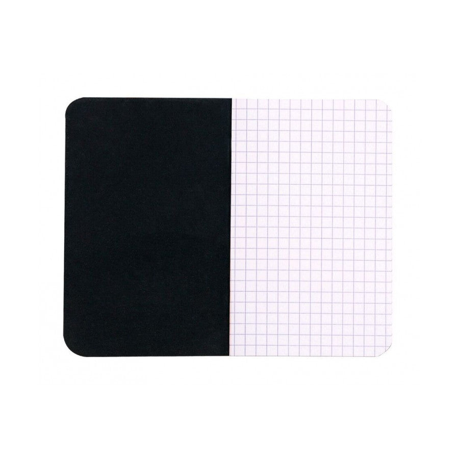 Rhodia Slim Staplebound Notebook - Graph 24 sheets - 3 x 4 3/4 - Black cover | Atlas Stationers.