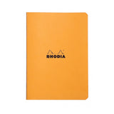 Rhodia Slim Staplebound Notebook - Lined 48 sheets - 6 x 8 1/4 - Orange cover | Atlas Stationers.