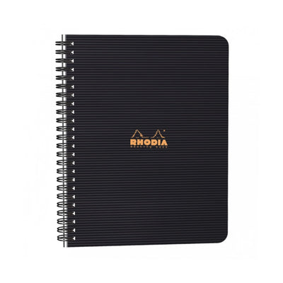 Rhodia Rhodiactive Meeting paper Book 90g paper - Lined 80 sheets - 6 1/2 x 8 1/4 - Black cover | Atlas Stationers.