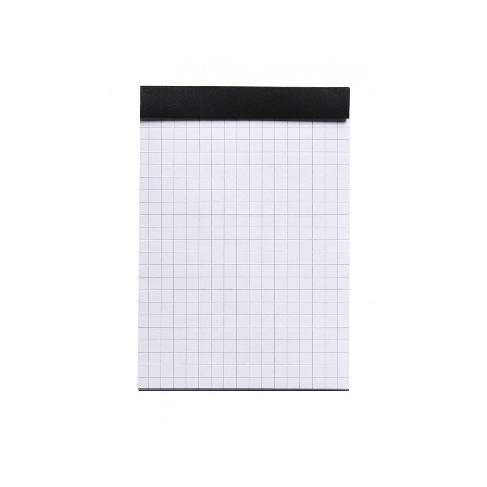 Rhodia Staplebound Notepad - Graph 80 sheets - 3 3/8 x 4 3/4 - Black cover | Atlas Stationers.