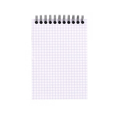 Rhodia Wirebound Notepad - Graph 80 sheets - 4 x 6 - Orange cover | Atlas Stationers.