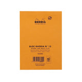 Rhodia Staplebound Notepad - Lined 80 sheets - 4 x 6 - Orange cover | Atlas Stationers.