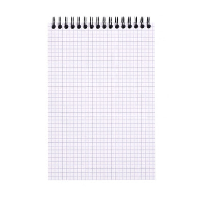 Rhodia Wirebound Notepad - Graph 80 sheets - 6 x 8 1/4 - Orange cover | Atlas Stationers.