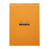 Rhodia Staplebound Notepad - Graph 80 sheets - 8 1/4 x 11 3/4 - Orange cover | Atlas Stationers.