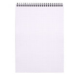 Rhodia Wirebound Notepad - Graph 80 sheets - 8 1/4 x 11 3/4 - Orange cover | Atlas Stationers.
