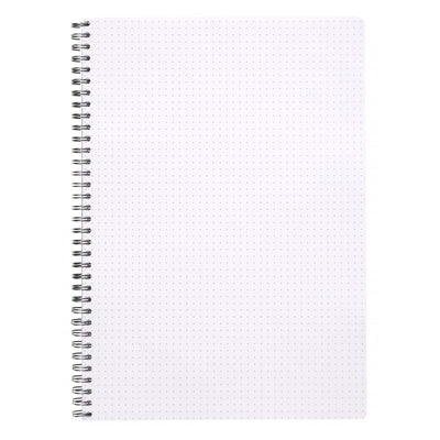 Rhodia Classic Wirebound Notebook Dot 80 Sheets - 9 x 11 3/4 - Black | Atlas Stationers.