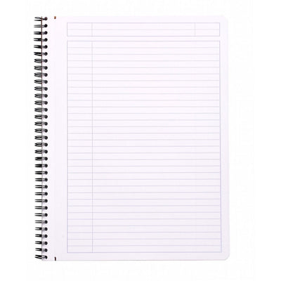 Rhodia Wirebound Notebook - Lined w/ margin 80 sheets - 9 x 11 3/4 - Orange cover | Atlas Stationers.