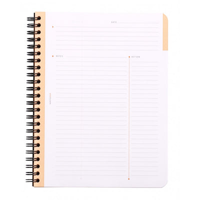 Rhodia Meeting Paper Book 80g Paper - Lined 80 sheets - 6 1/2 x 8 1/4 - Black cover | Atlas Stationers.
