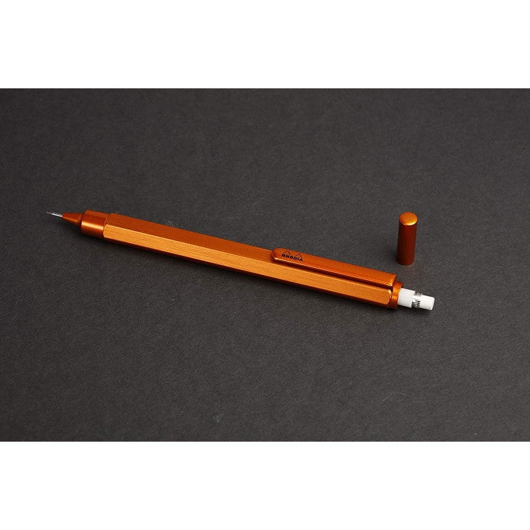 Rhodia Mechanical Pencil - 5" long - Orange | Atlas Stationers.
