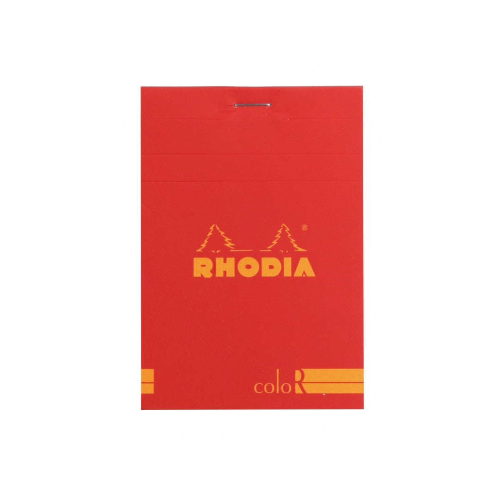 Rhodia ColoR Pads, Poppy Cover, Ruled Pages, 3 3/8 x 4 3/4 | Atlas Stationers.