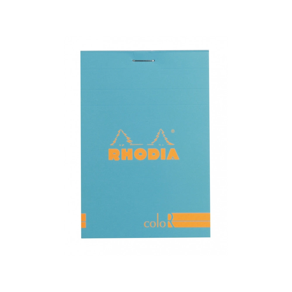 Rhodia ColoR Pads, Turquoise Cover, Ruled Pages, 3 3/8 x 4 3/4 | Atlas Stationers.