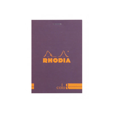 Rhodia ColoR Pads, Violet Cover, Ruled Pages, 3 3/8 x 4 3/4 | Atlas Stationers.