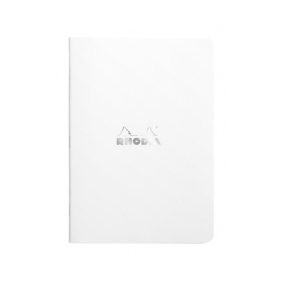 Rhodia "Ice" Staplebound Notebook, Lined Paper, 6" x 8 1/4" (A5) | Atlas Stationers.