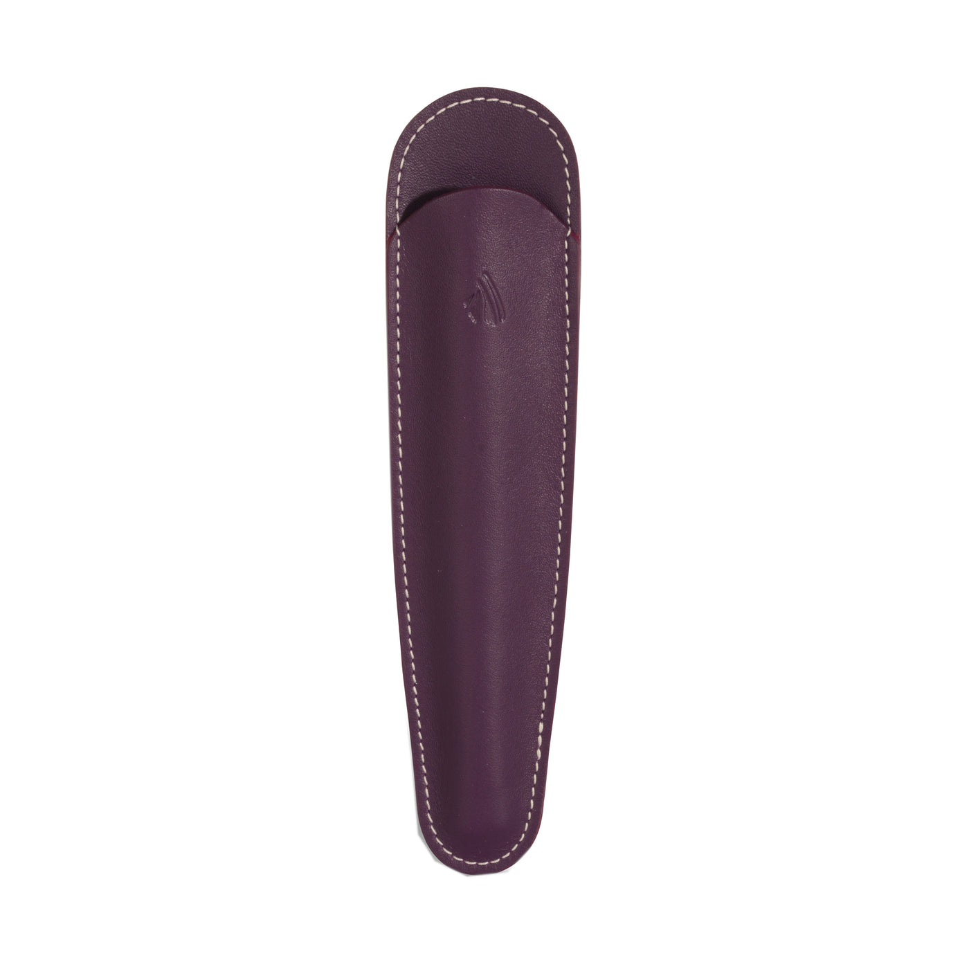 Recife Leather Pen Case - Purple | Atlas Stationers.