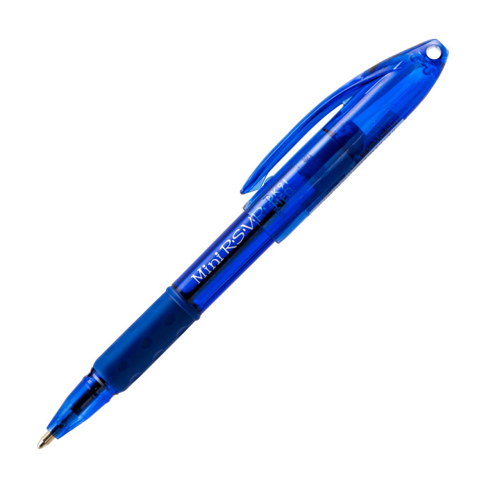 Pentel RSVP Mini Ballpoint Pen - Blue | Atlas Stationers.