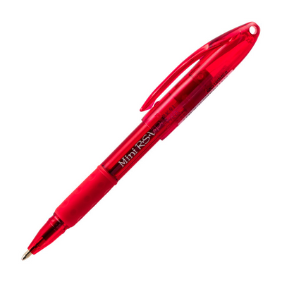 Pentel RSVP Mini Ballpoint Pen - Red | Atlas Stationers.