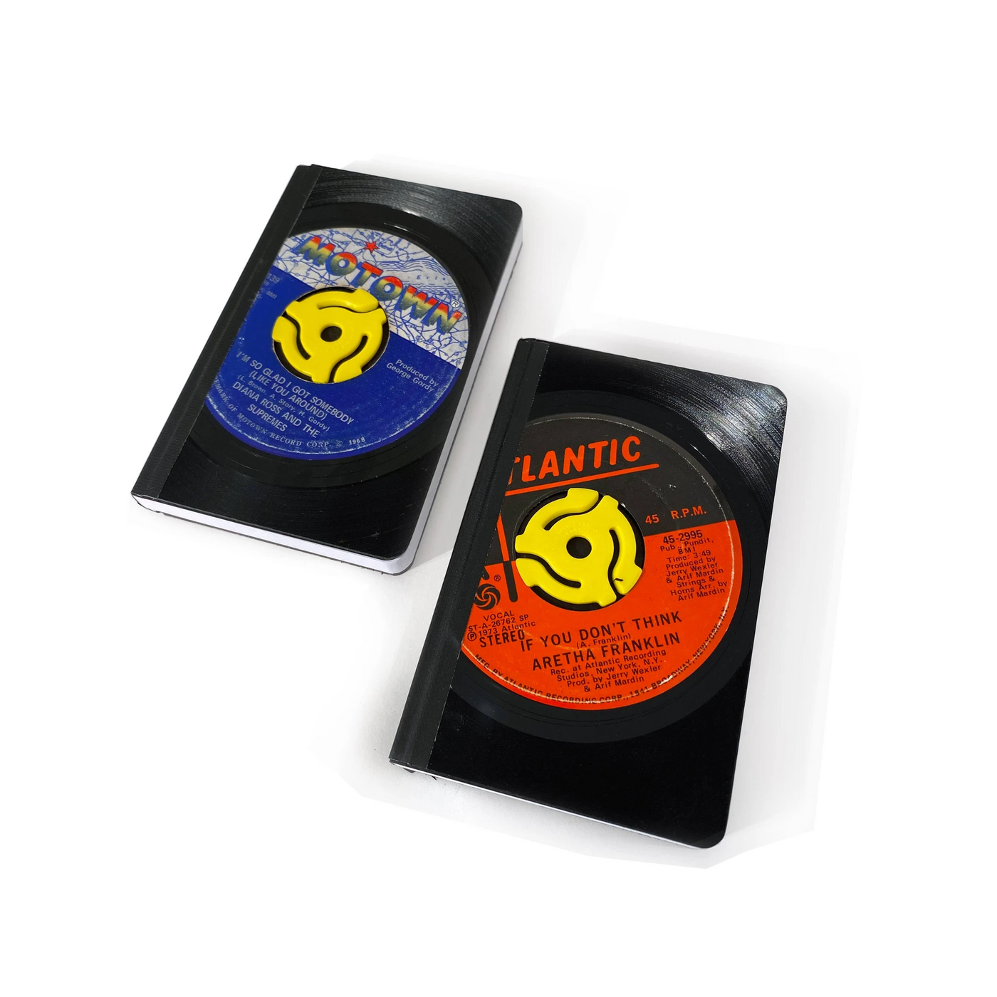 Small 45RPM 70's/80's Rock Vinyl Record Journal | Atlas Stationers.