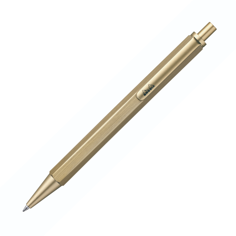 Rhodia Ballpoint Pen - 5" long - Gold