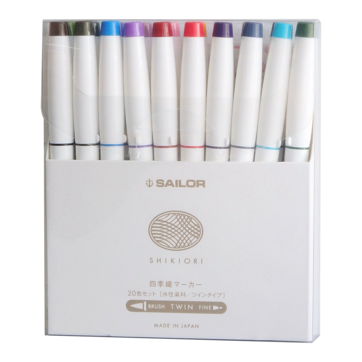 Sailor Compass Shikiori Markers 20 Piece Set | Atlas Stationers.