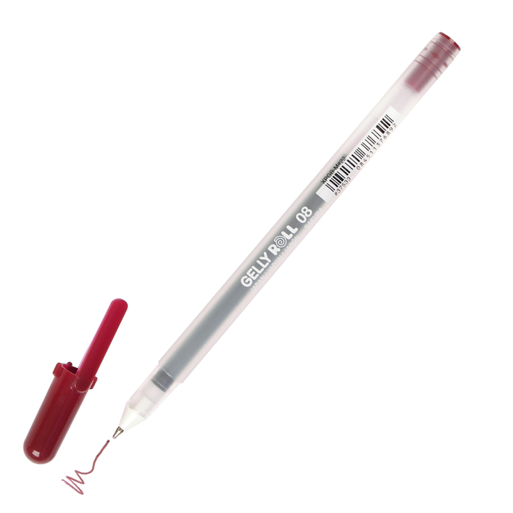 Gelly Roll Classic Gel Pen - Burgundy | Atlas Stationers.