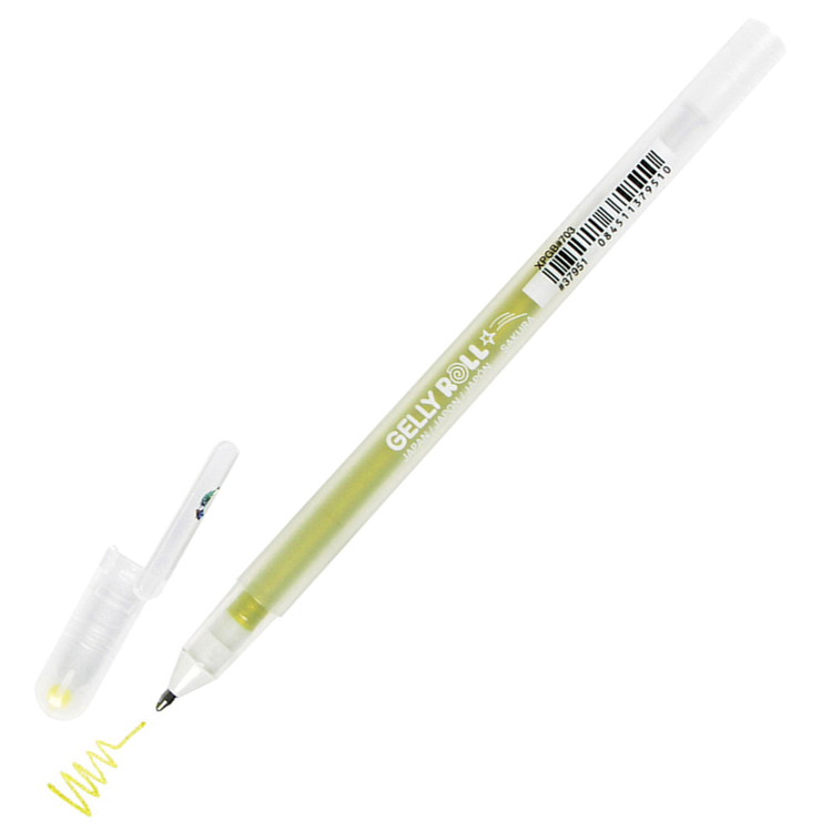Gelly Roll Stardust Gel Pen - Golden | Atlas Stationers.