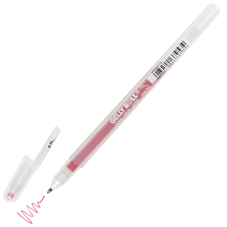 Gelly Roll Stardust Gel Pen - Red | Atlas Stationers.