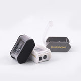 Blackwing Long Point Pencil 2 Hole Sharpener - Black | Atlas Stationers.