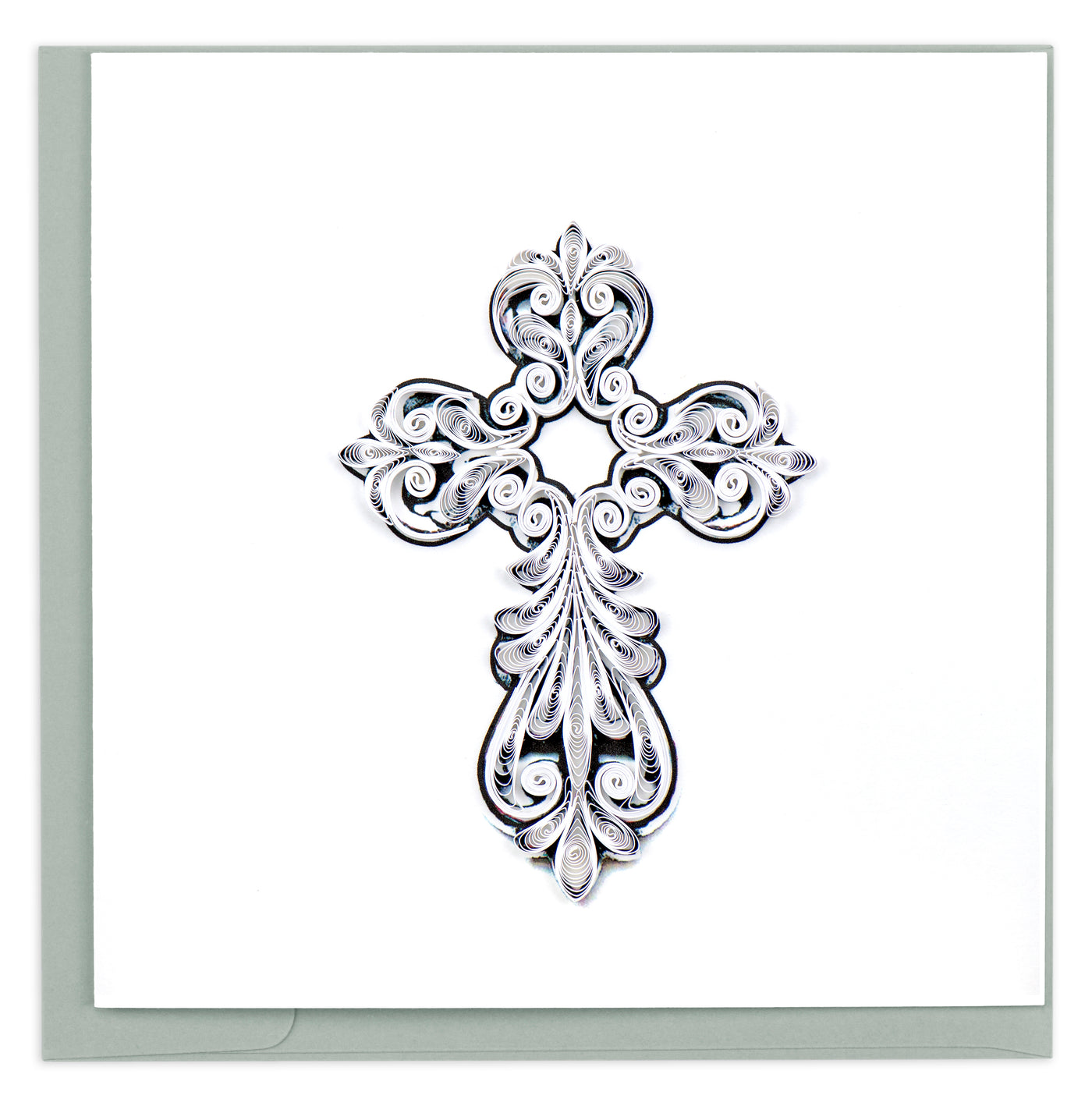 Quilled Cross Card | Atlas Stationers.