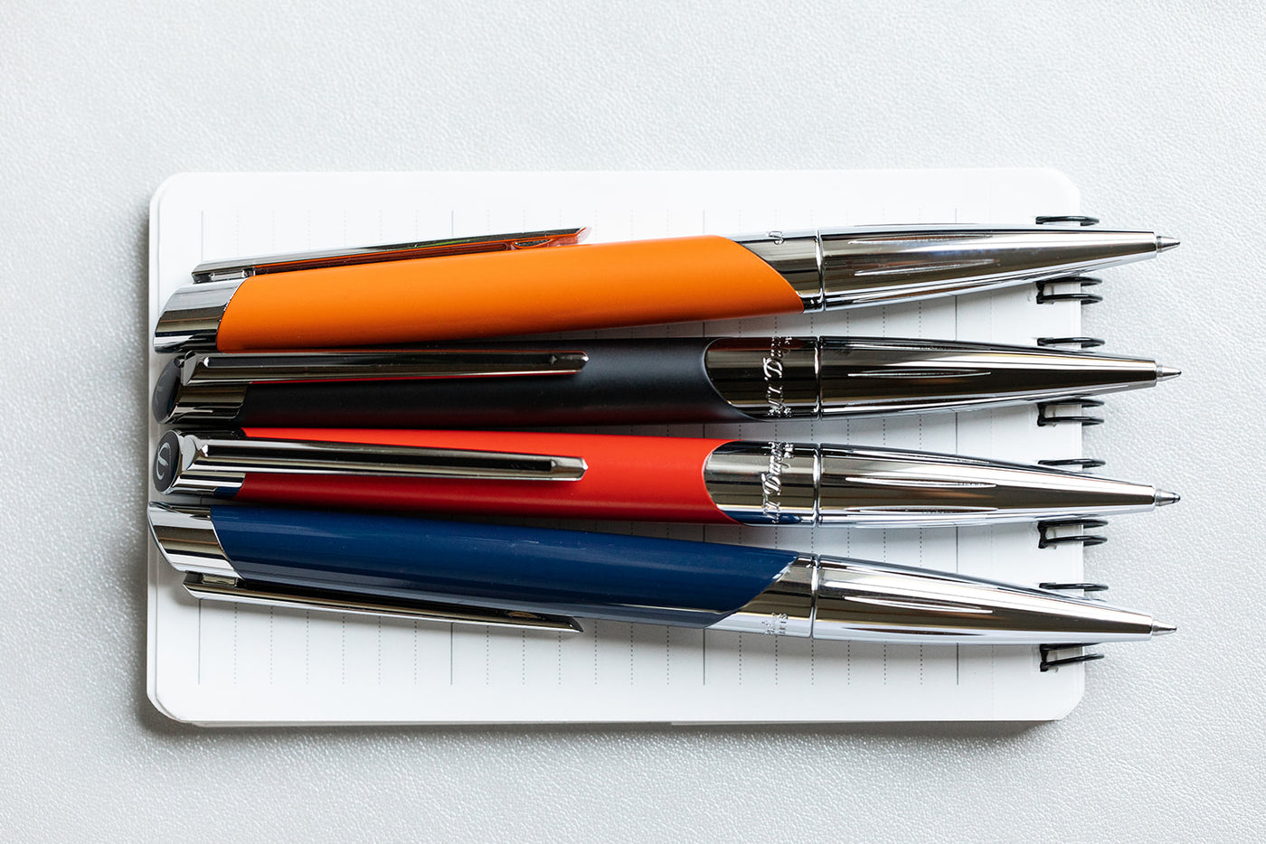 S.T. Dupont Defi Millennium Ballpoint Pen - Matte Orange | Atlas Stationers.