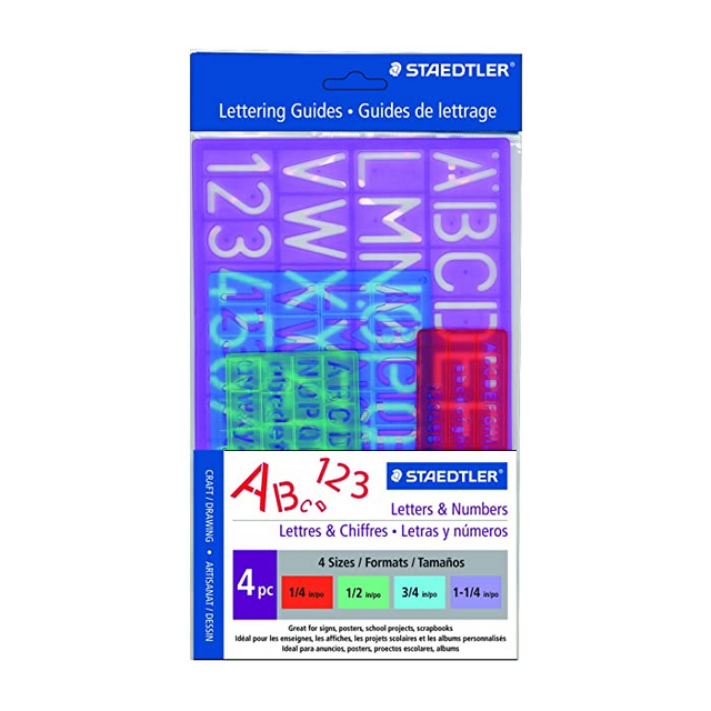 Staedtler Letters & Numbers Guide | Atlas Stationers.