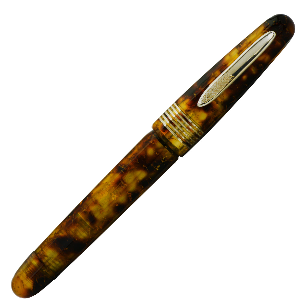Stipula Etruria Faceted Fountain Pen - Miele Selvatico | Atlas Stationers.