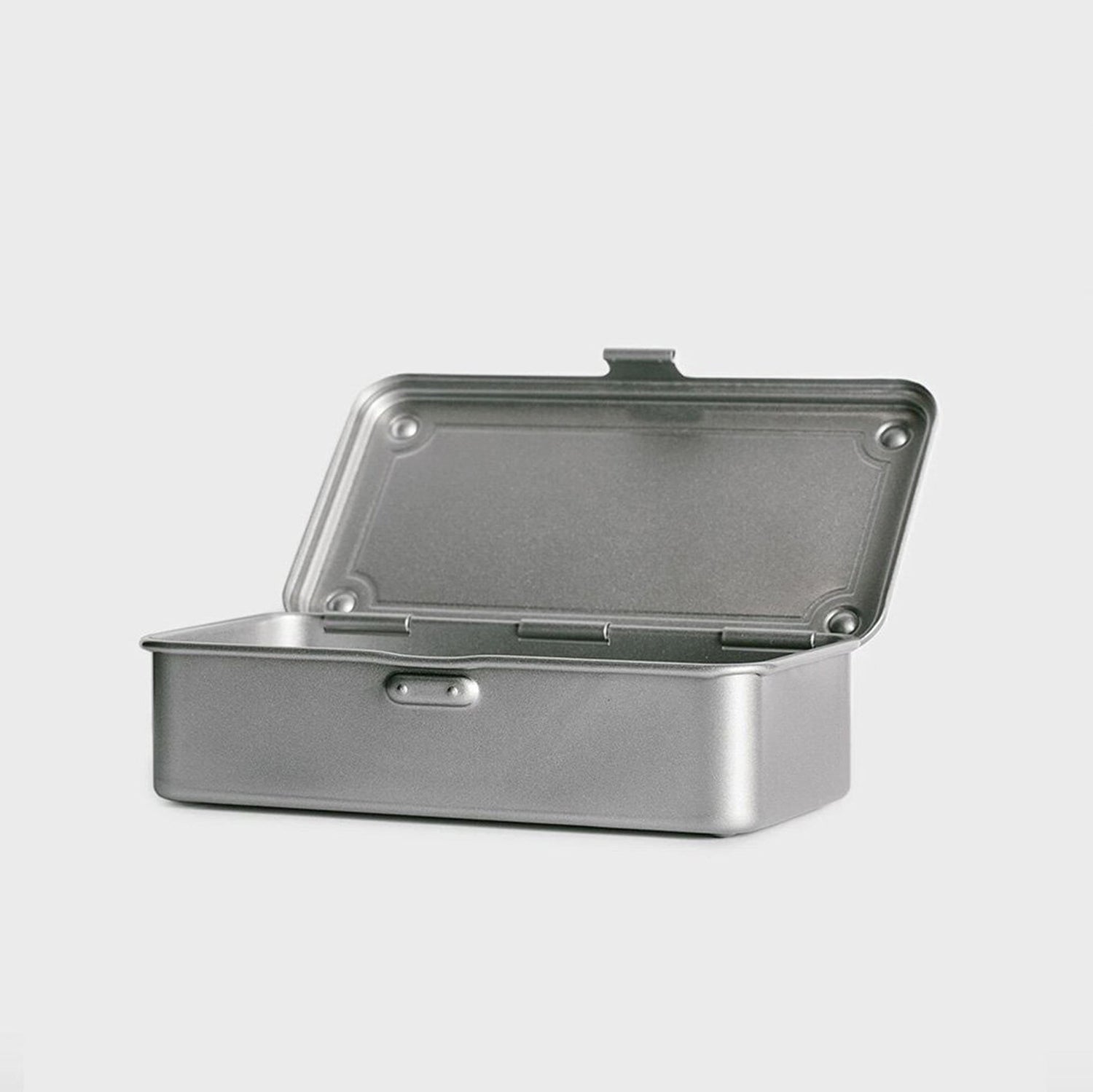 Toyo Steel Stackable Storage Box - Silver | Atlas Stationers.