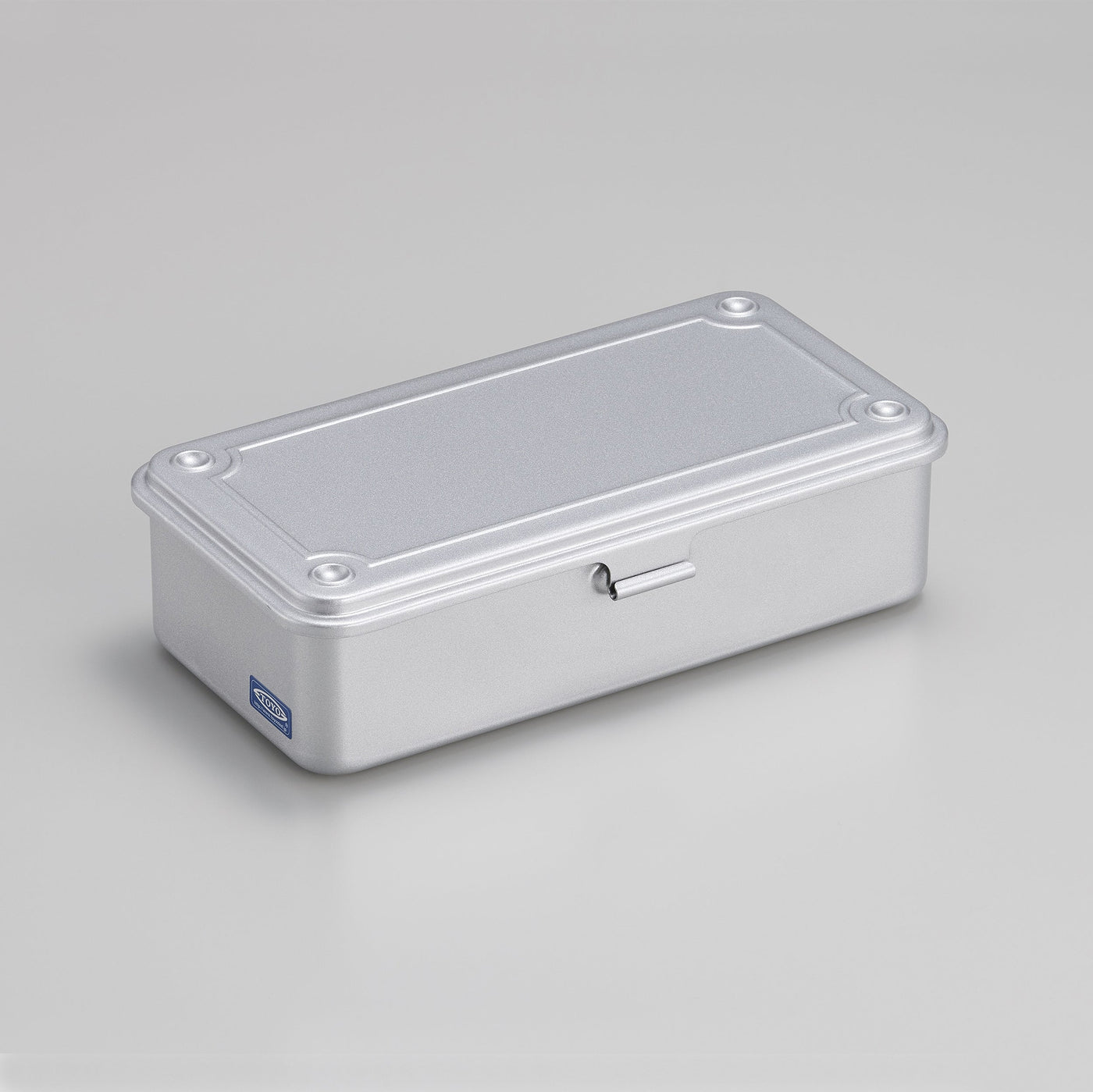 Toyo Steel Stackable Storage Box - Silver | Atlas Stationers.
