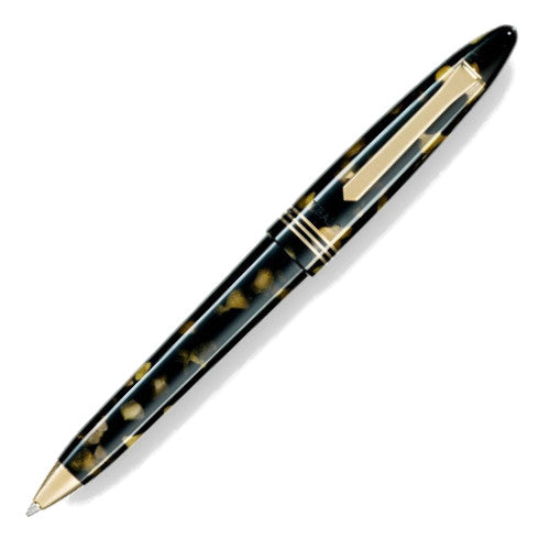Tibaldi Bononia Ballpoint Pen - Black w/ Gold