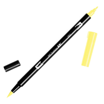 Tombow Dual Brush Marker - Pale Yellow (062) | Atlas Stationers.