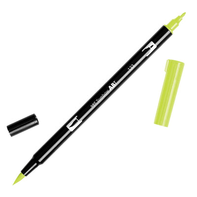 Tombow Dual Brush Marker - Chartreuse (133) | Atlas Stationers.
