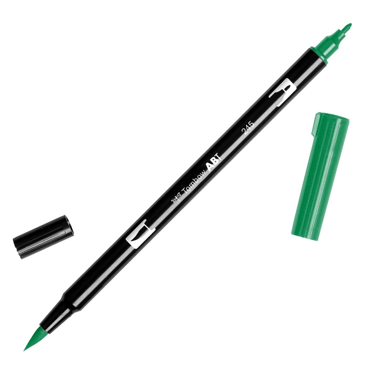 Tombow Dual Brush Marker - Sap Green (245) | Atlas Stationers.