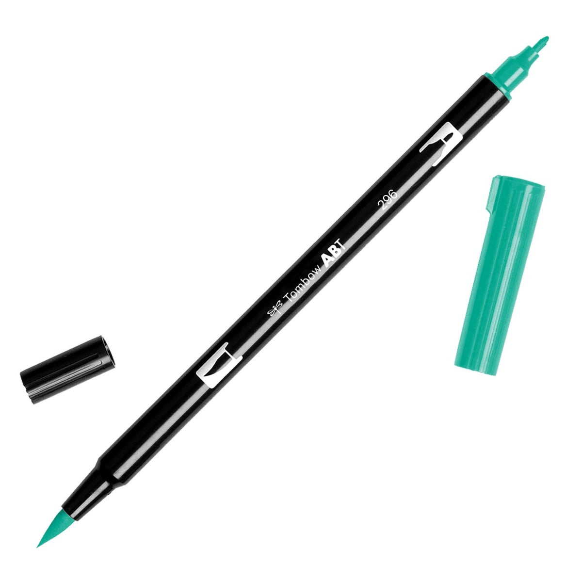 Tombow Dual Brush Marker - Green (296) | Atlas Stationers.