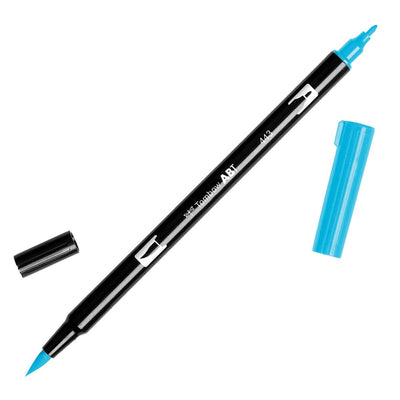 Tombow Dual Brush Marker - Turquoise (443) | Atlas Stationers.