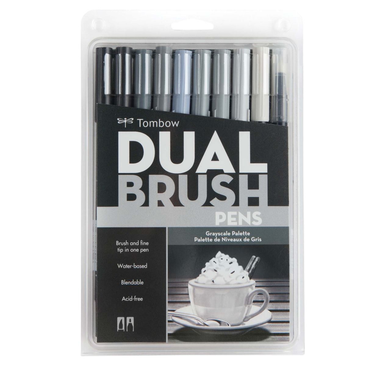 Tombow Dual Brush Marker - Grayscale Palette – Atlas Stationers