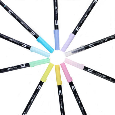 Tombow Dual Brush Marker - Pastel Palette | Atlas Stationers.