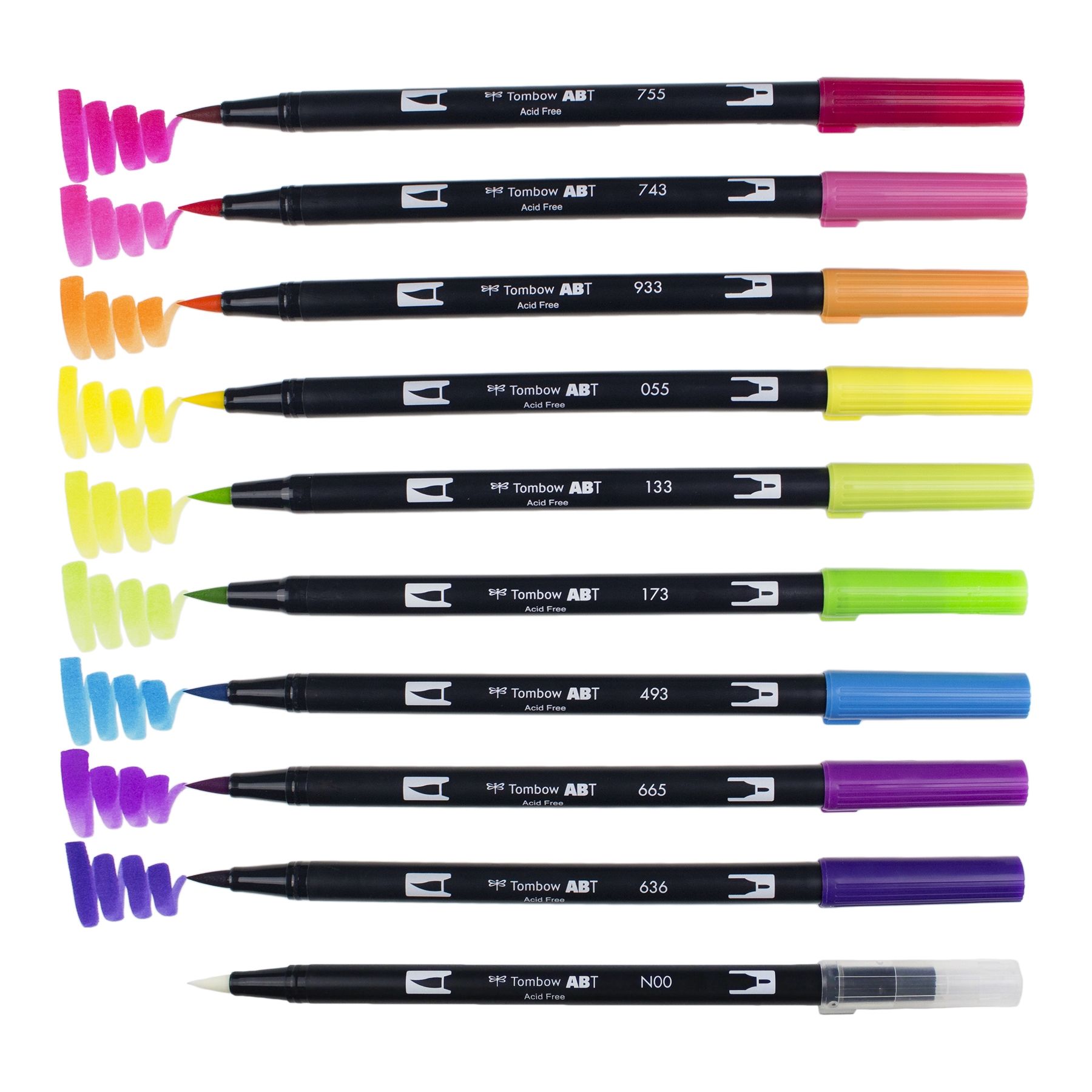 Tombow Dual Brush Marker - Bright Palette – Atlas Stationers