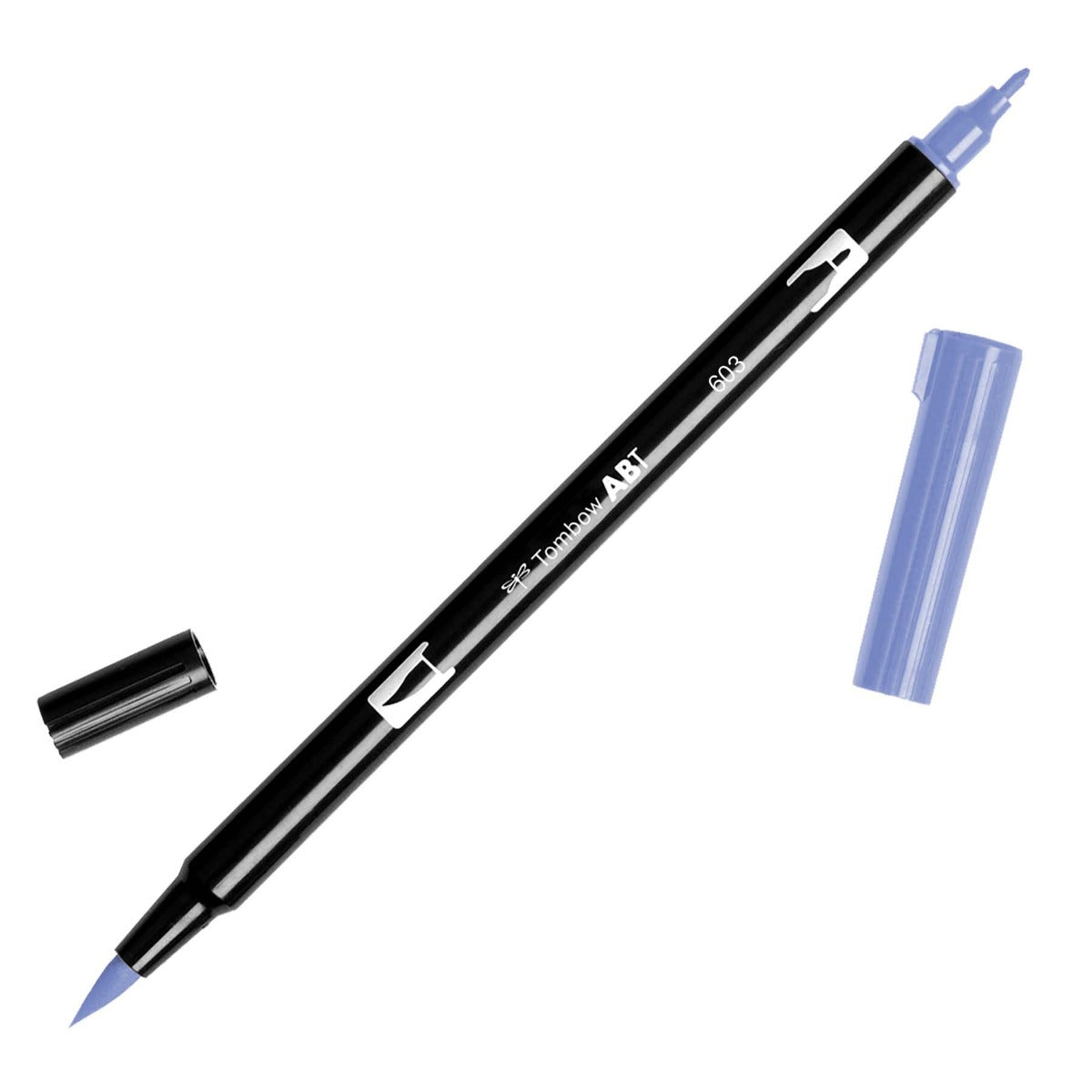 Tombow Dual Brush Marker - Periwinkle (603) | Atlas Stationers.