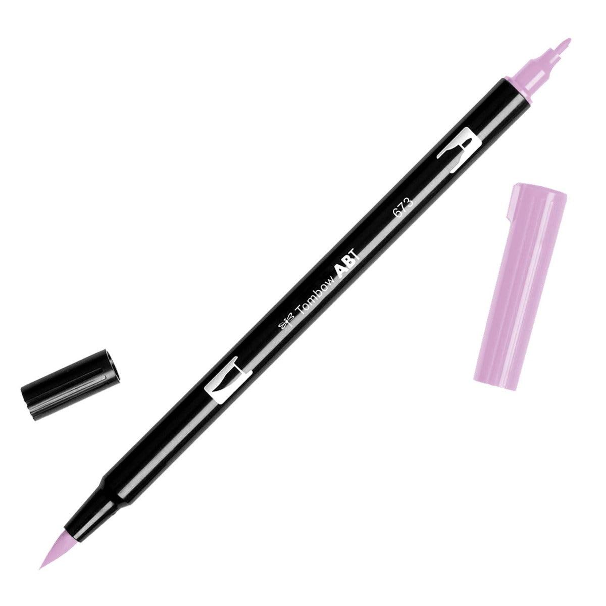Tombow Dual Brush Marker - Orchid (673) | Atlas Stationers.