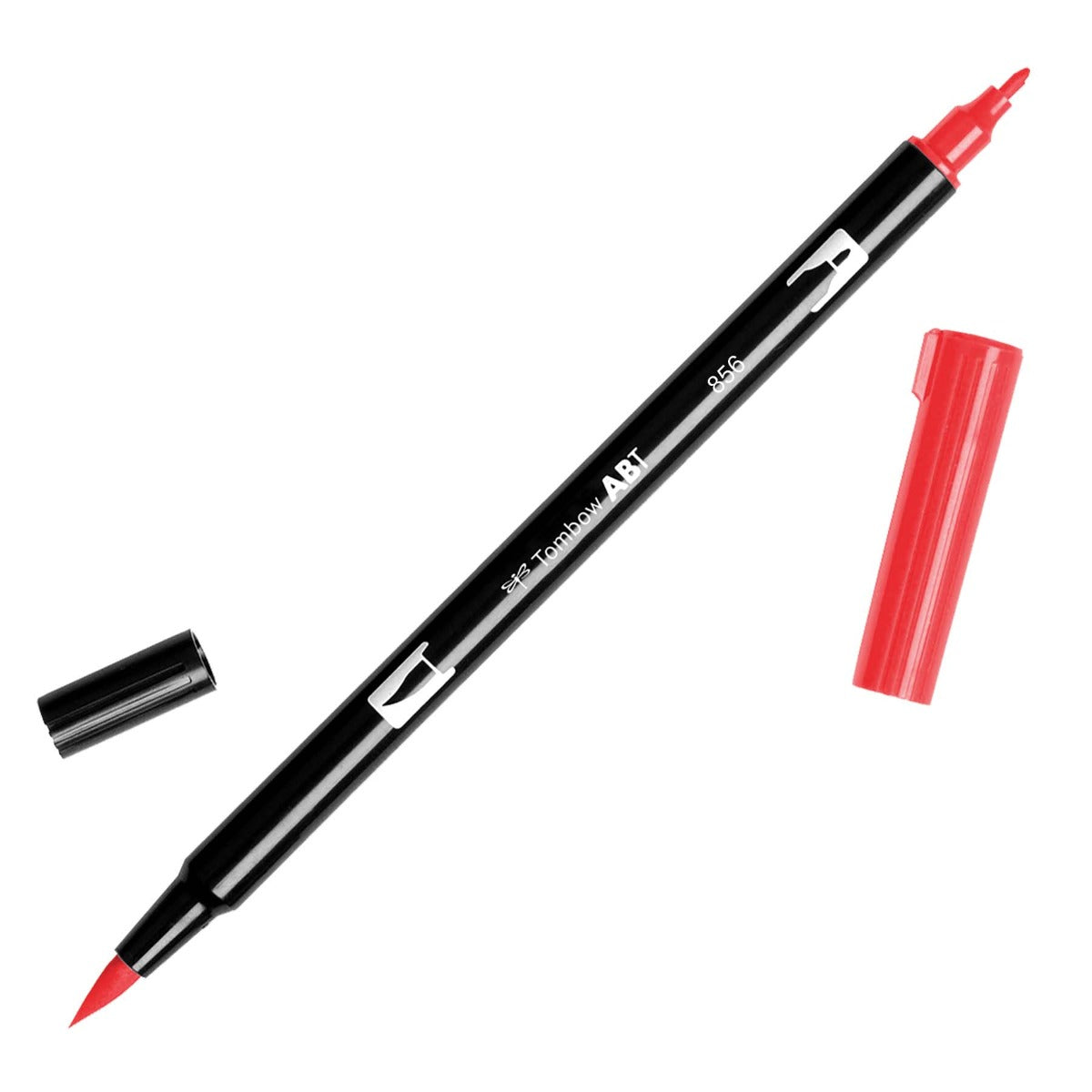 Tombow Dual Brush Marker - Chinese Red (856) | Atlas Stationers.
