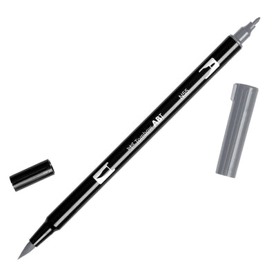 Tombow Dual Brush Marker - Cool Gray (N55) | Atlas Stationers.