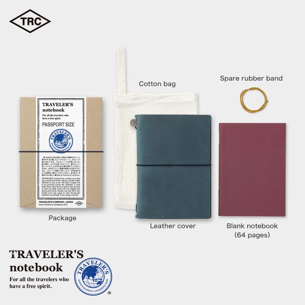 TRAVELER'S notebook パスポートサイズセット トラベラーズノート TRAVELER'S Notebook パスポートサイズスターター