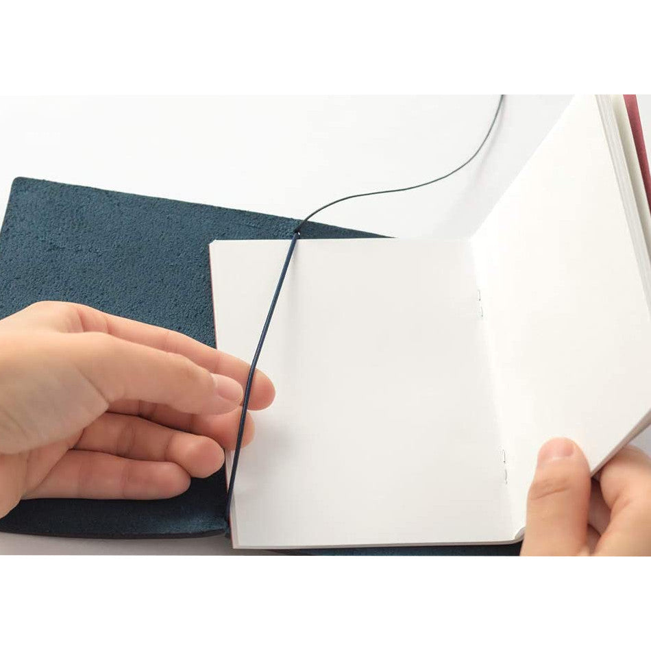 Traveler's Leather Notebook - Passport Size - Blue | Atlas Stationers.